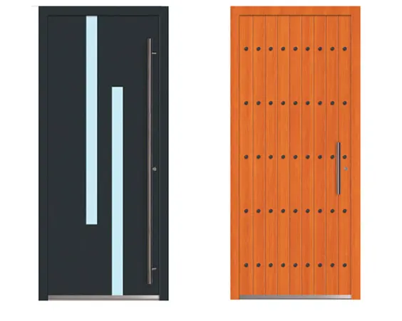 Puertas de paso Aluminios Crisalum