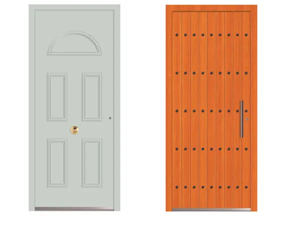 Puertas de paso Aluminios Crisalum